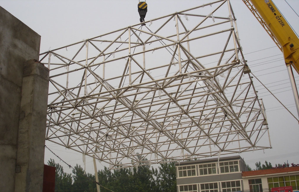 三门峡不锈钢门头网架安装