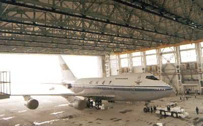 三门峡机库网架工程